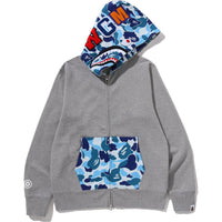 ABC CAMO SHARK FULL ZIP HOODIE MENS