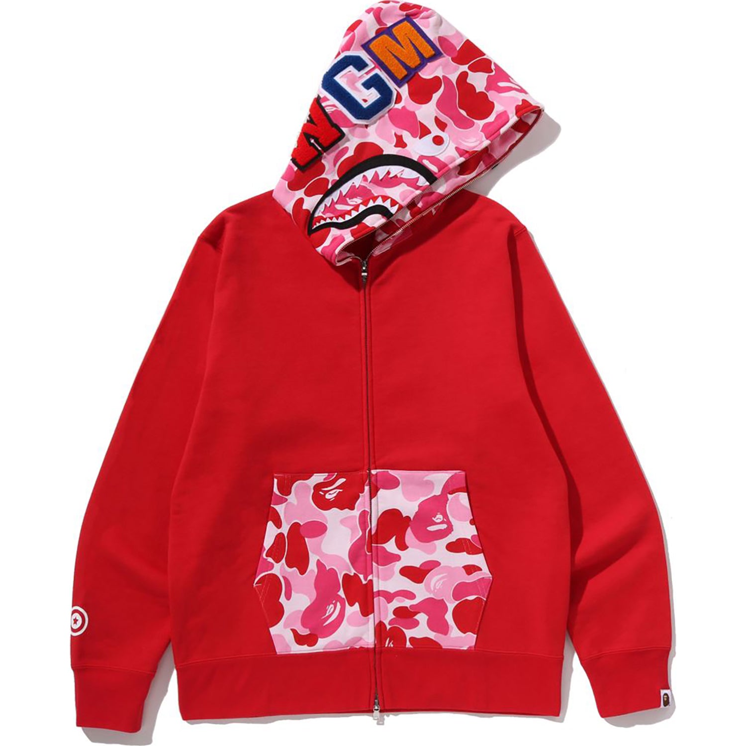 ABC CAMO SHARK FULL ZIP HOODIE MENS – us.bape.com