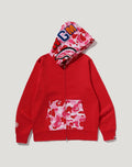 ABC CAMO SHARK FULL ZIP HOODIE MENS
