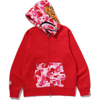 ABC CAMO SHARK FULL ZIP HOODIE MENS