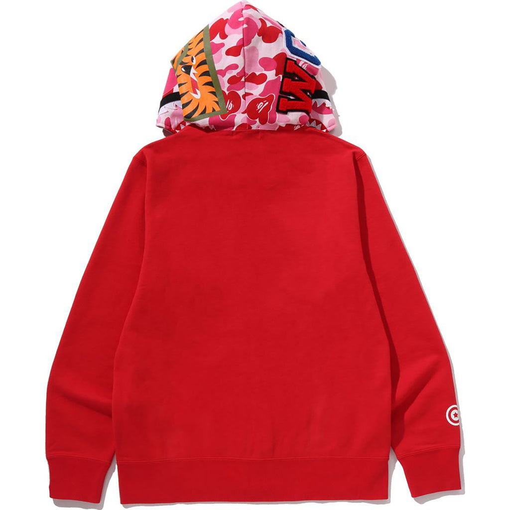 ABC CAMO SHARK FULL ZIP HOODIE MENS