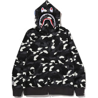 CITY CAMO SHARK REGULAR FIT FULL ZIP HOODIE MENS