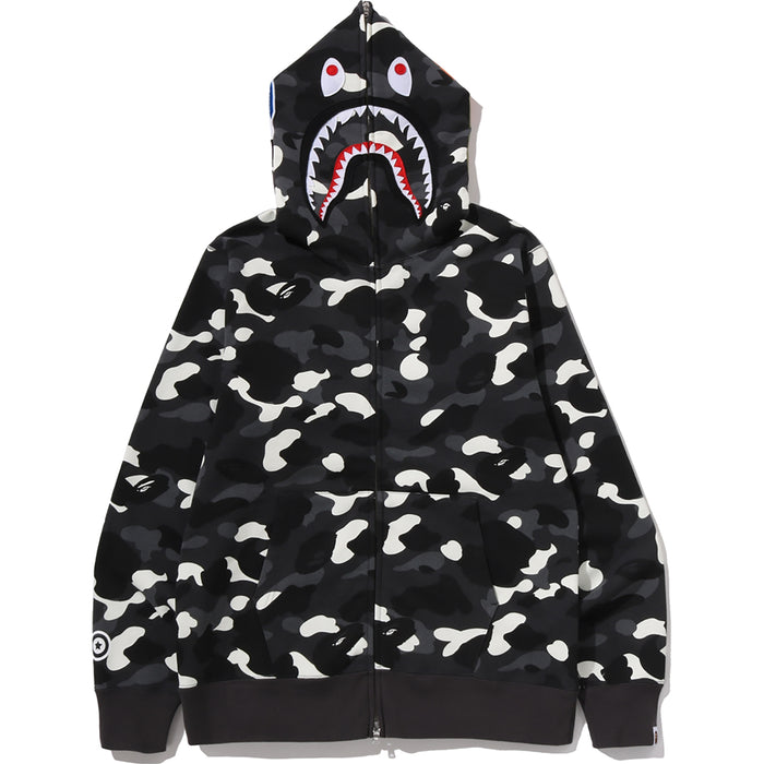 CITY CAMO SHARK REGULAR FIT FULL ZIP HOODIE MENS