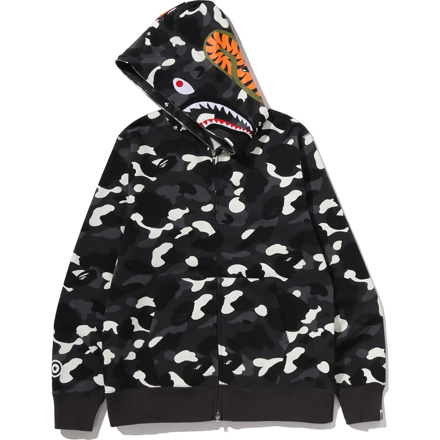 CITY CAMO SHARK REGULAR FIT FULL ZIP HOODIE MENS – us.bape.com