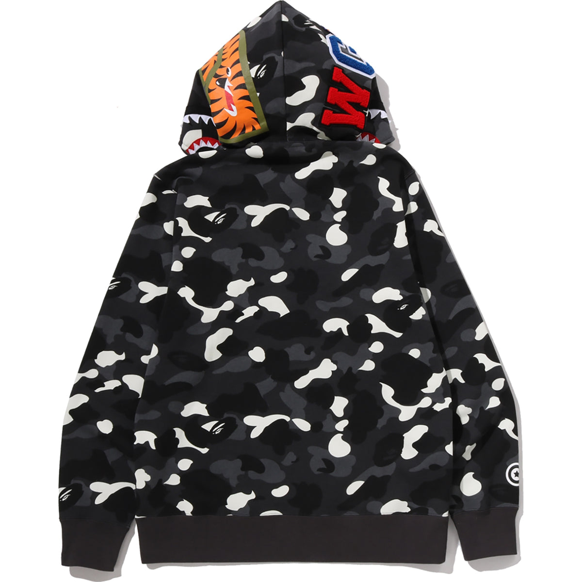CITY CAMO SHARK REGULAR FIT FULL ZIP HOODIE MENS