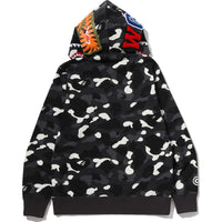 CITY CAMO SHARK REGULAR FIT FULL ZIP HOODIE MENS