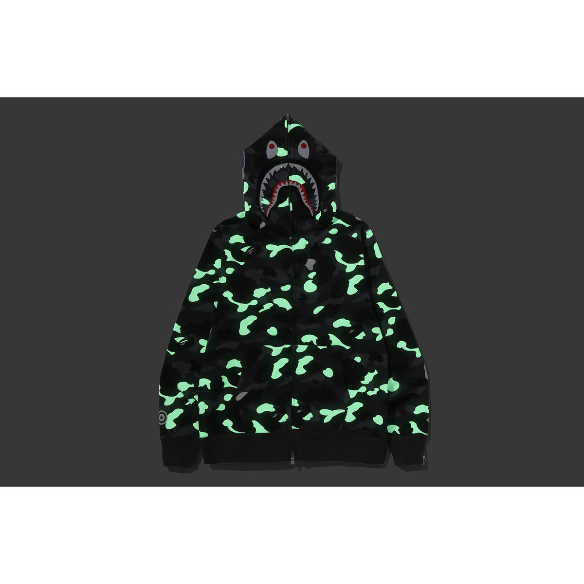 CITY CAMO SHARK REGULAR FIT FULL ZIP HOODIE MENS