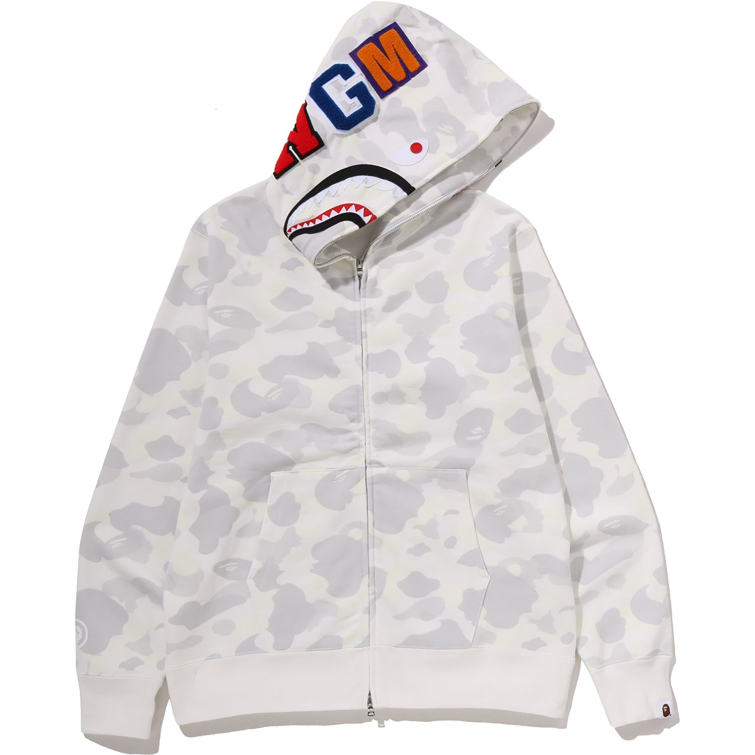 CITY CAMO SHARK REGULAR FIT FULL ZIP HOODIE MENS – us.bape.com