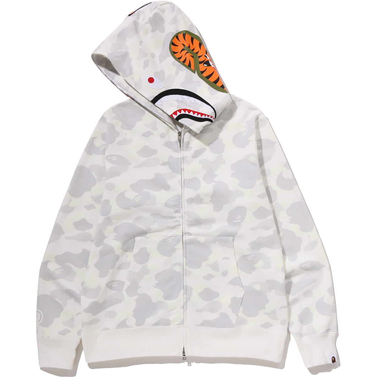 CITY CAMO SHARK REGULAR FIT FULL ZIP HOODIE MENS