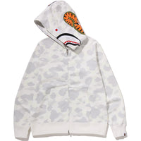 CITY CAMO SHARK REGULAR FIT FULL ZIP HOODIE MENS