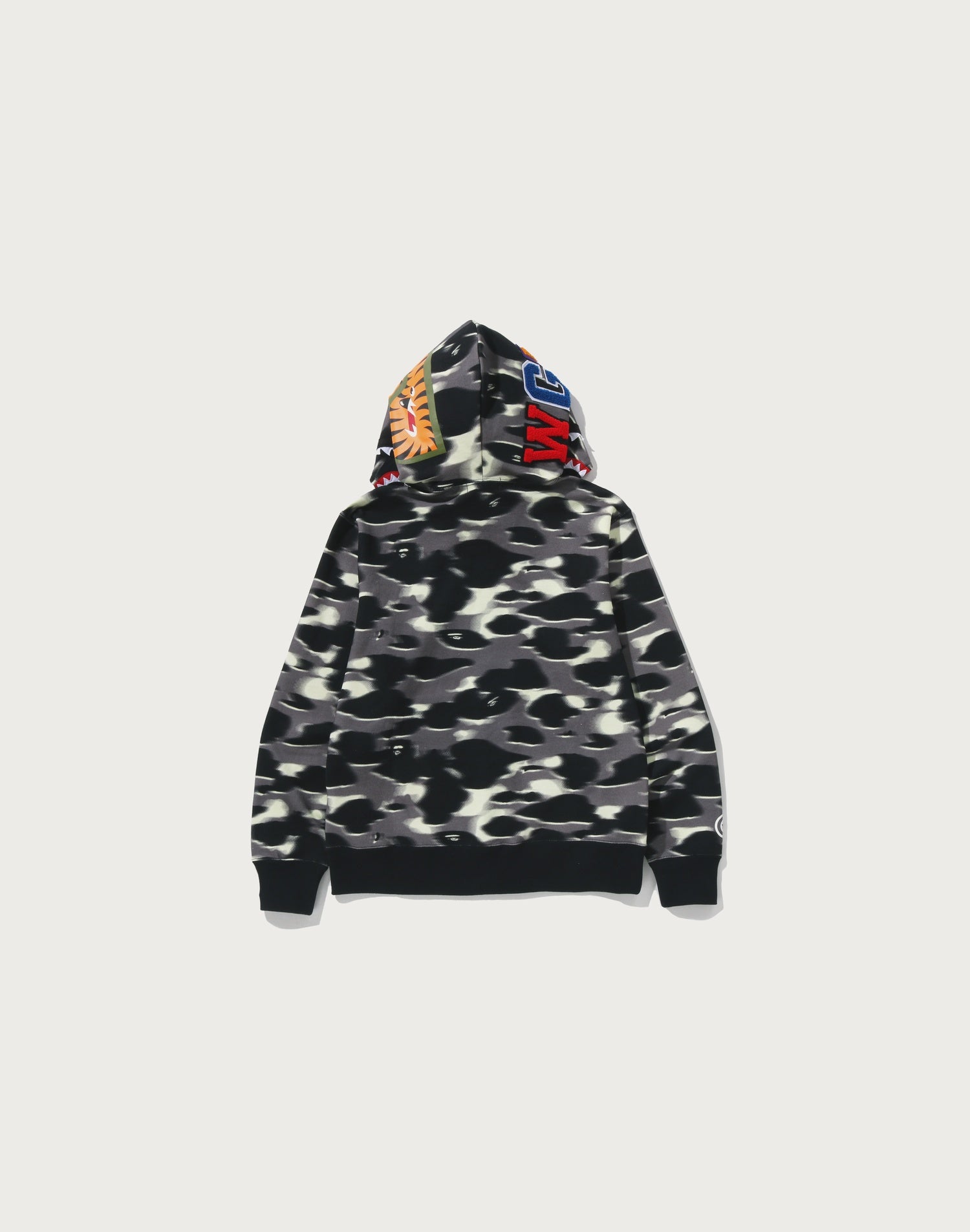 SCREEN CAMO SHARK FULL ZIP HOODIE MENS – us.bape.com