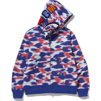 SCREEN CAMO SHARK FULL ZIP HOODIE MENS