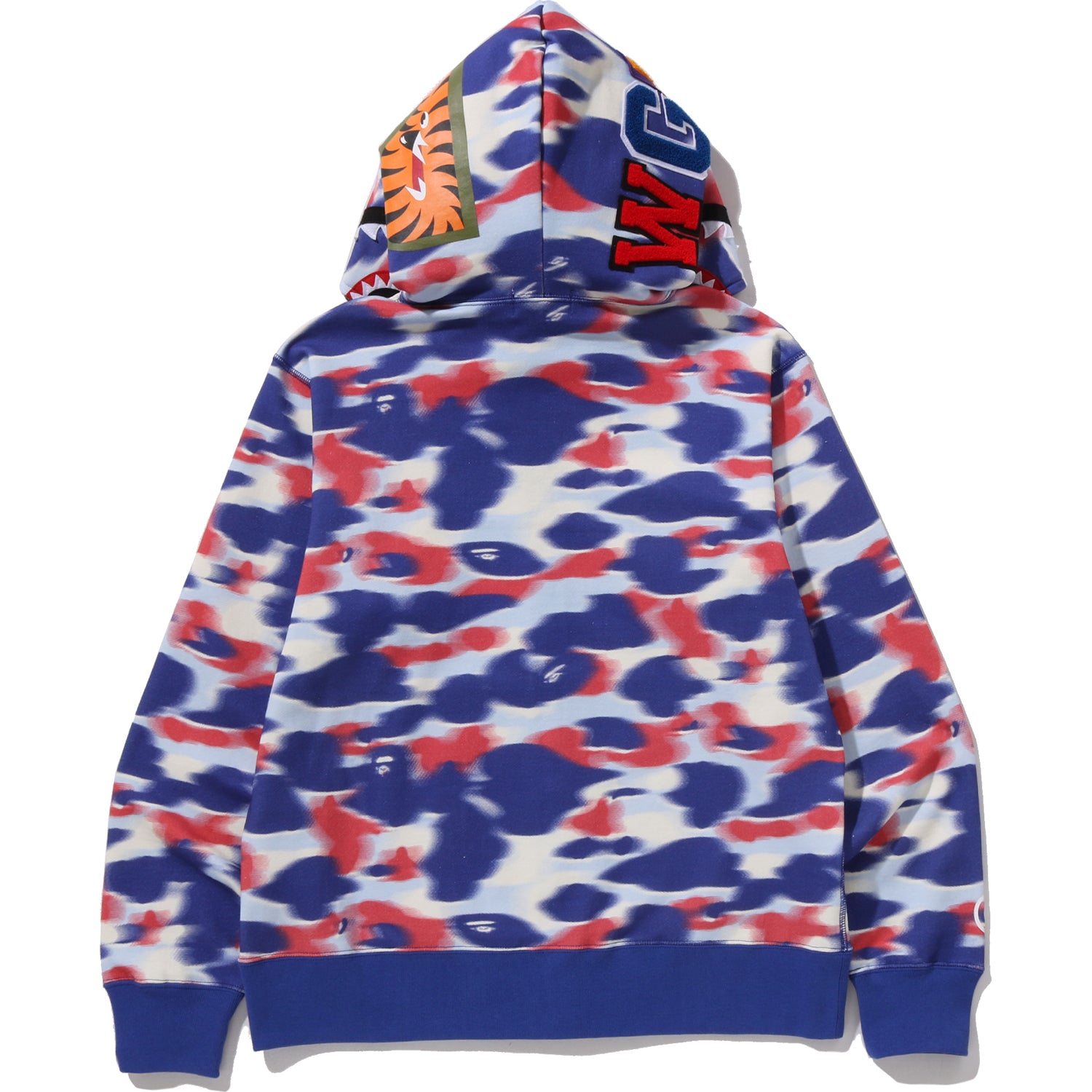 SCREEN CAMO SHARK FULL ZIP HOODIE MENS – us.bape.com