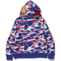 SCREEN CAMO SHARK FULL ZIP HOODIE MENS
