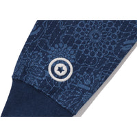 JAPANESE INDIGO ART CAMO DOUBLE TIGER SHARK FULL ZIP HOODIE MENS