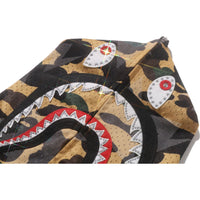 STA OVER PRINT 1ST CAMO MESH SHARK CROPPED FIT FULL ZIP HOODIE MENS