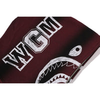 HAND DRAW FOOTBALL SHARK RELAXED FIT FULL ZIP HOODIE MENS