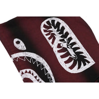 HAND DRAW FOOTBALL SHARK RELAXED FIT FULL ZIP HOODIE MENS