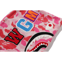 ABC CAMO TOWEL JACQUARD SHARK CROPPED FULL ZIP HOODIE LADIES