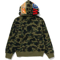 1ST CAMO SHARK FULL ZIP HOODIE LADIES