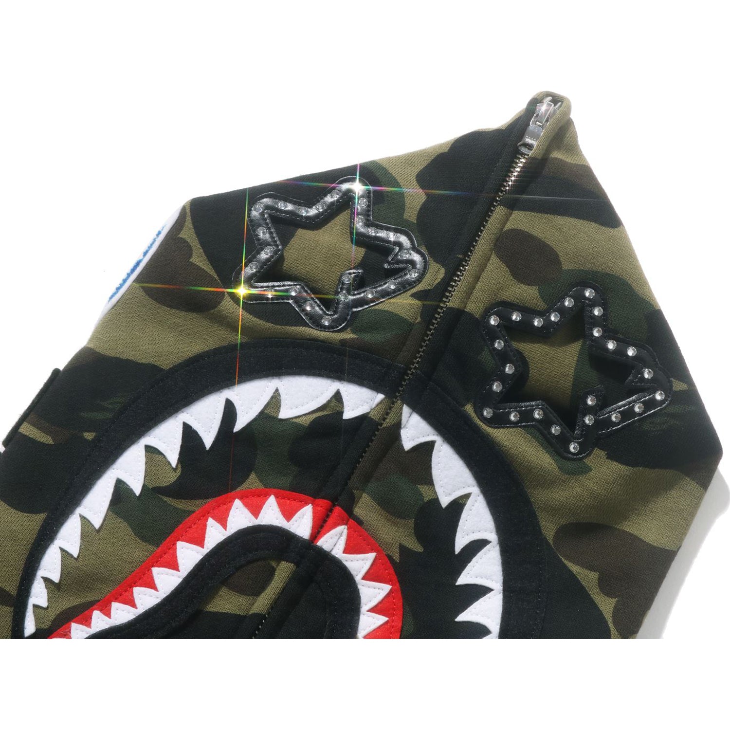 1ST CAMO SHARK FULL ZIP HOODIE LADIES – us.bape.com