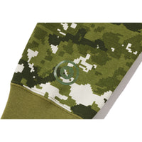 MULTI PIXEL CAMO SHARK FULL ZIP HOODIE LADIES