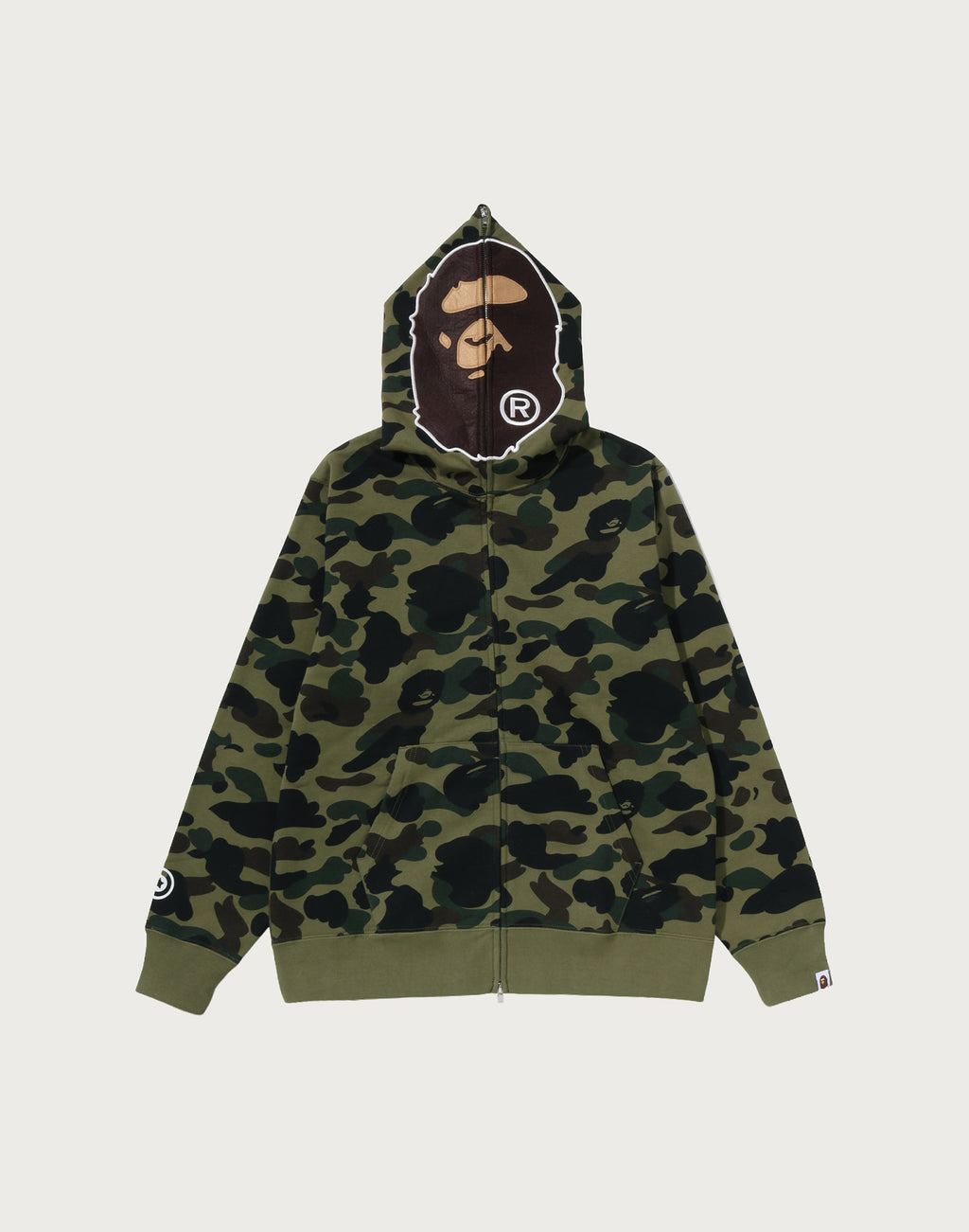 1ST CAMO 2ND APE FULL ZIP HOODIE MENS