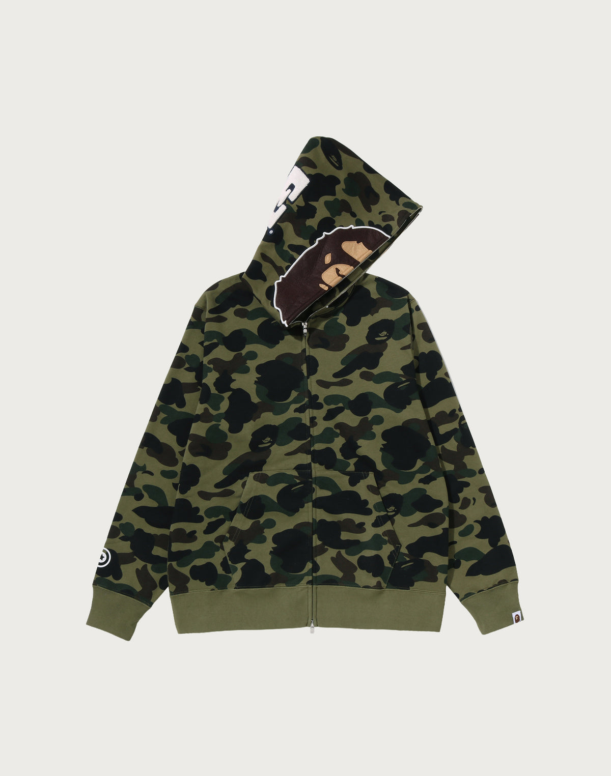 1ST CAMO 2ND APE FULL ZIP HOODIE MENS