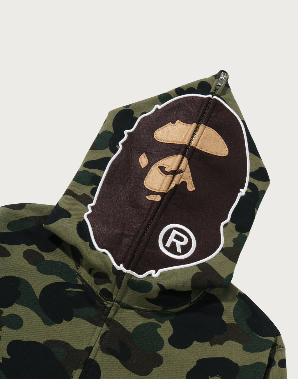 1ST CAMO 2ND APE FULL ZIP HOODIE MENS