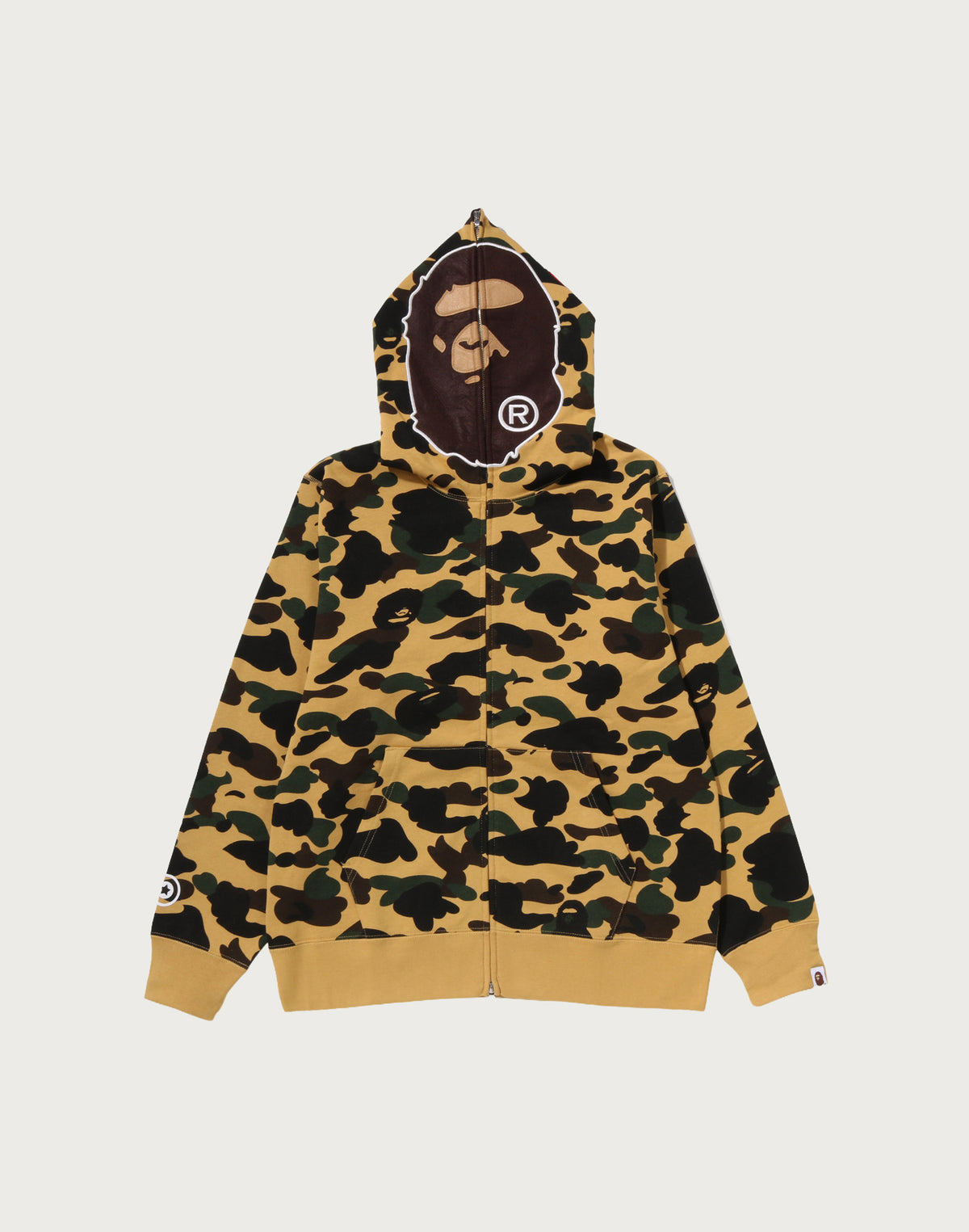 1ST CAMO 2ND APE FULL ZIP HOODIE MENS