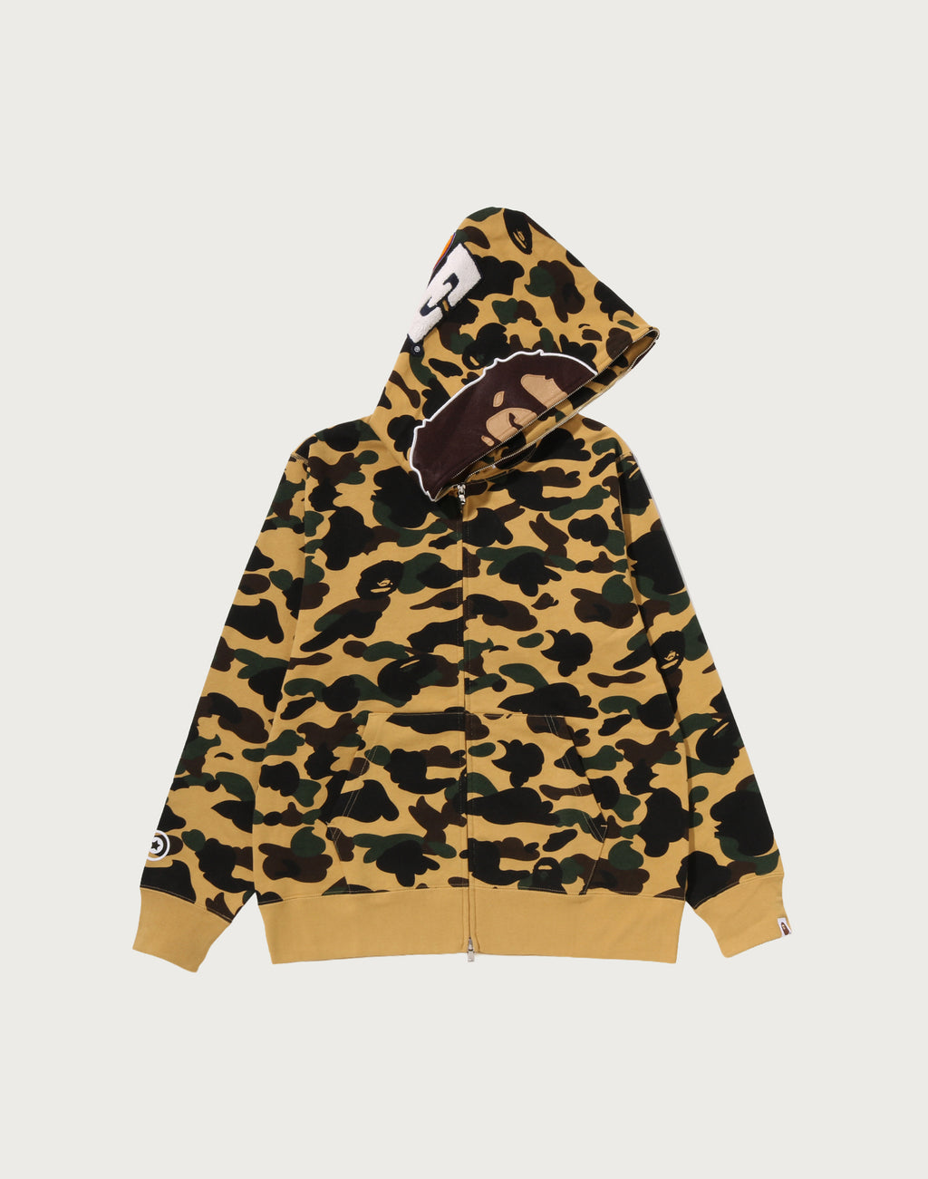 1ST CAMO 2ND APE FULL ZIP HOODIE MENS
