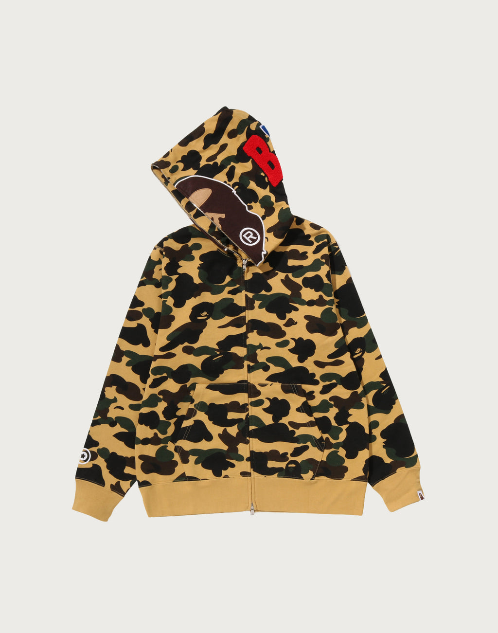 1ST CAMO 2ND APE FULL ZIP HOODIE MENS