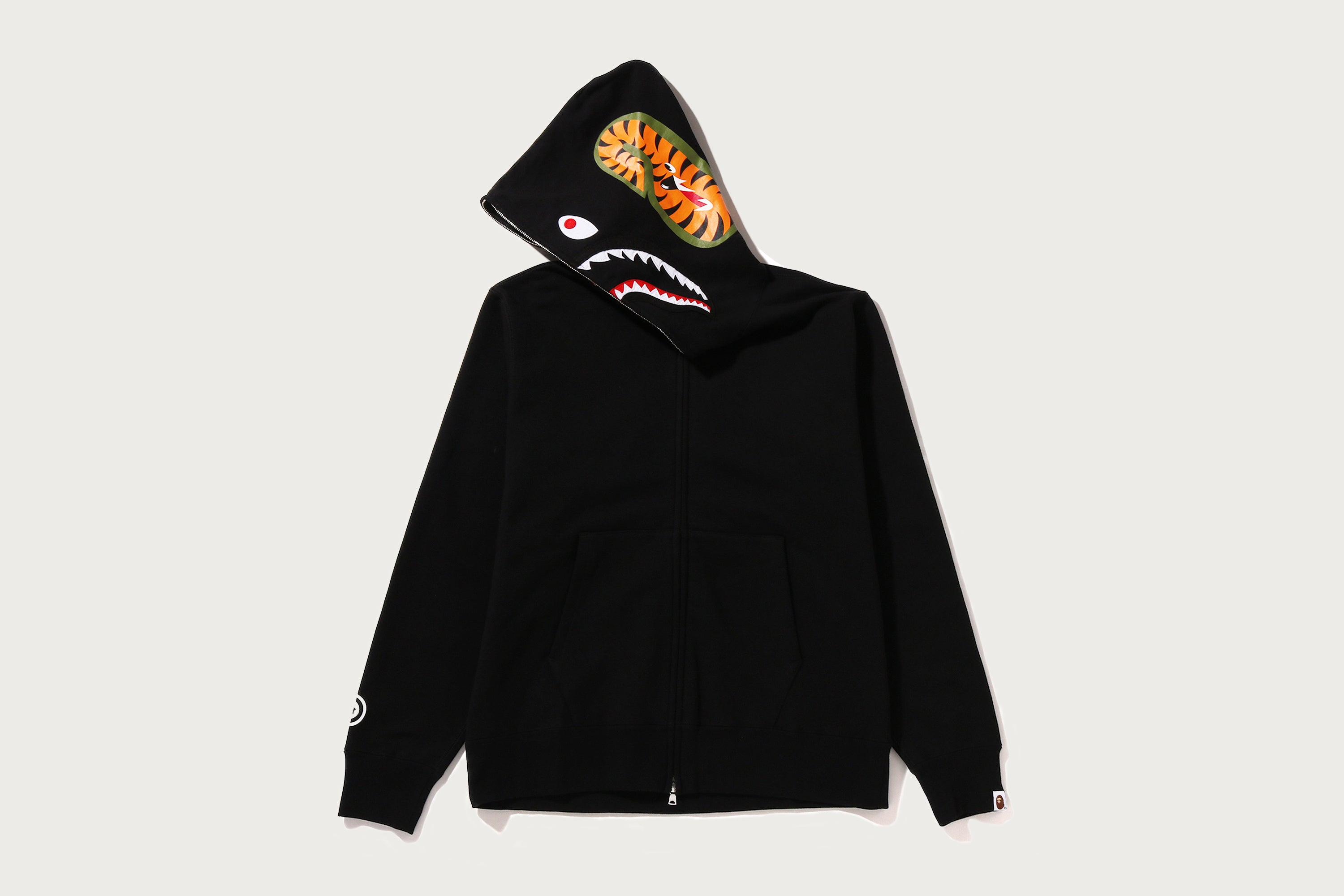 SHARK FULL ZIP HOODIE MENS