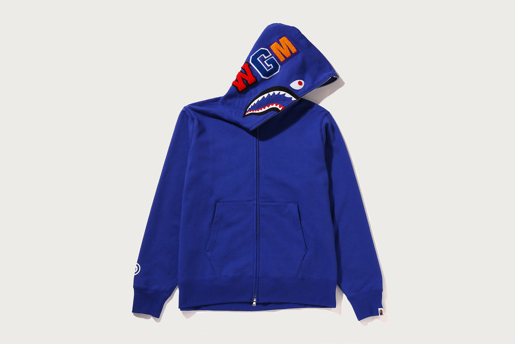 SHARK FULL ZIP HOODIE MENS