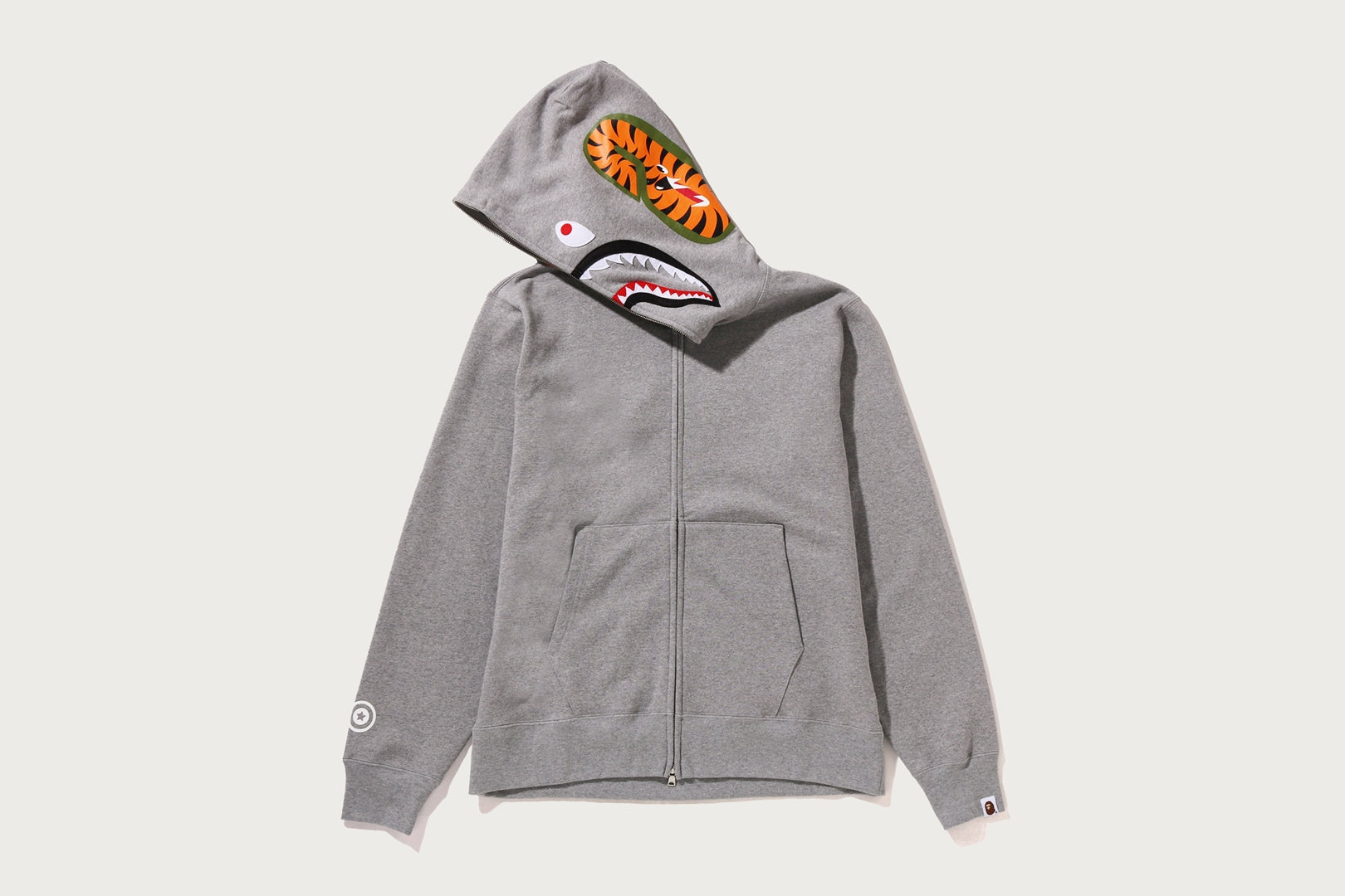 SHARK FULL ZIP HOODIE MENS