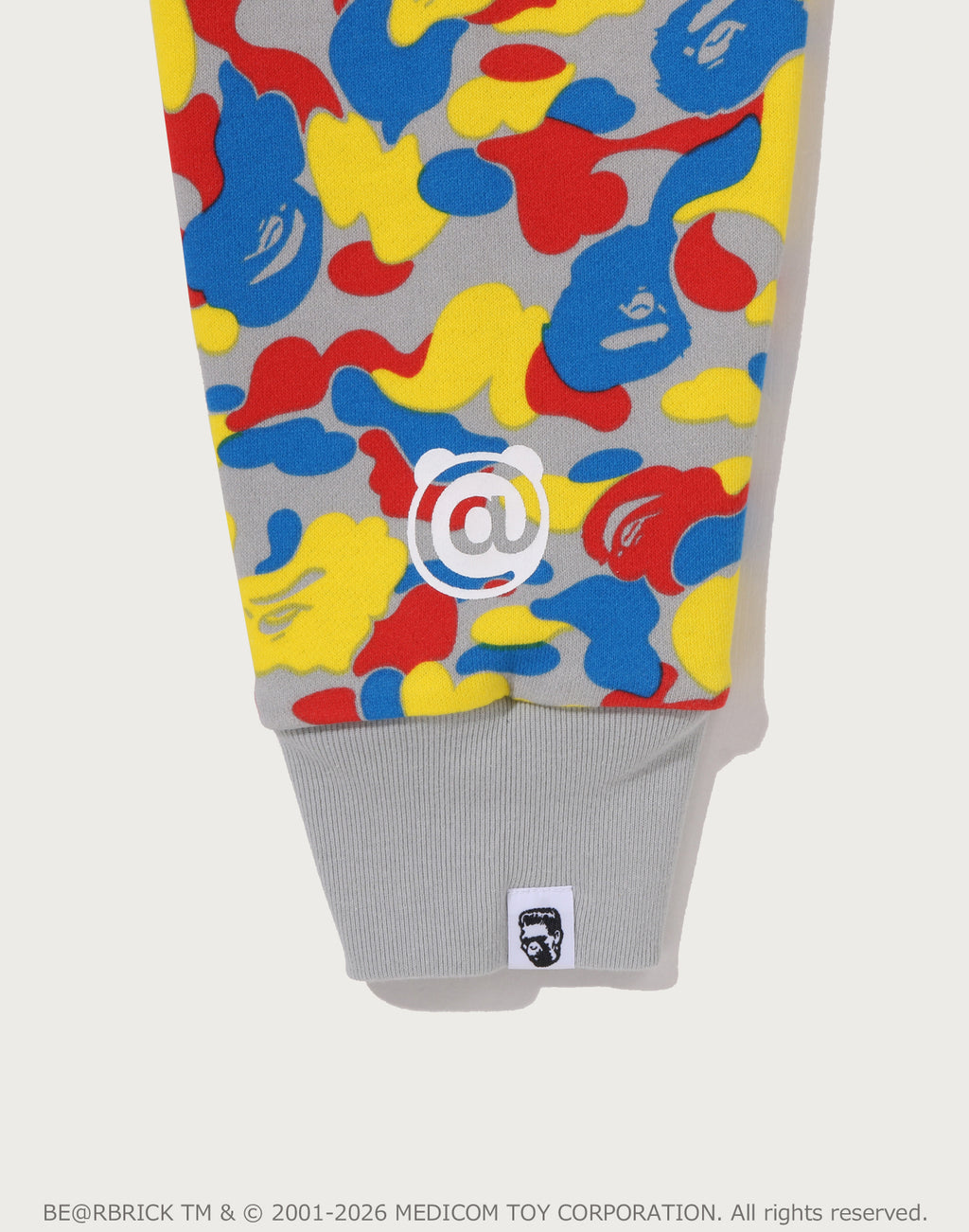 MEDICOM TOY 30TH ANNIV. BE@R SHARK FULL ZIP REVERSIBLE HOODIE MENS