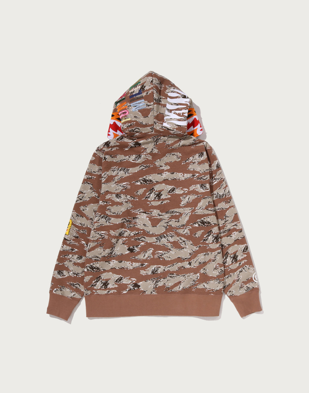 TIGER CAMO TIGER FULL ZIP HOODIE MENS