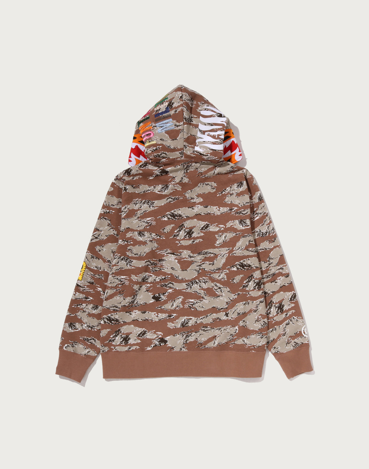 TIGER CAMO TIGER FULL ZIP HOODIE MENS