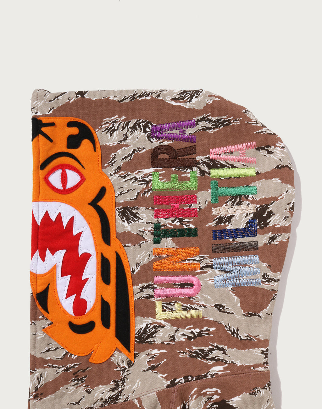 TIGER CAMO TIGER FULL ZIP HOODIE MENS