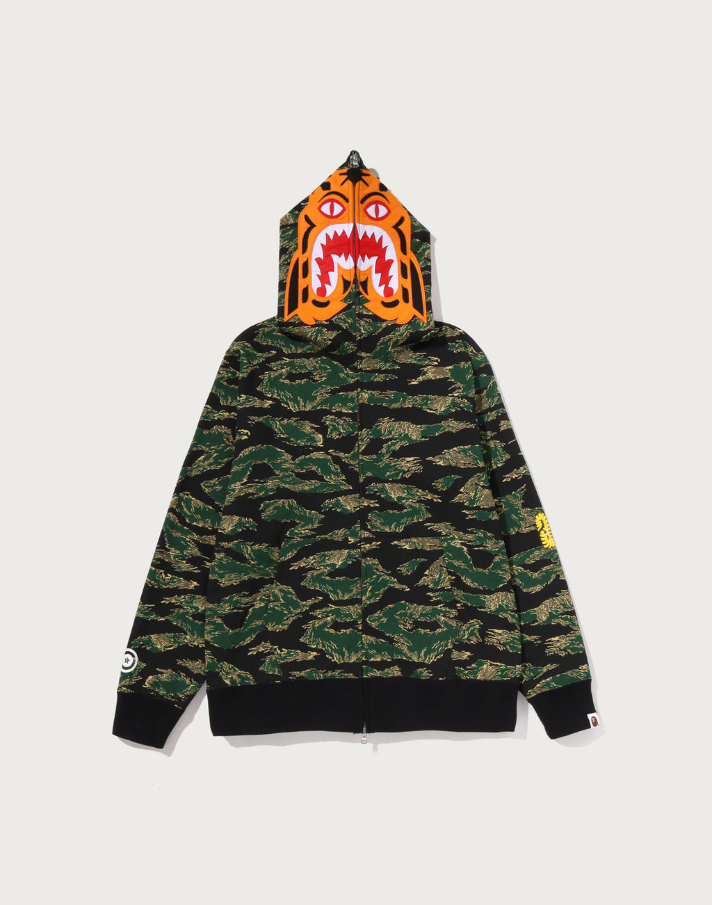 TIGER CAMO TIGER FULL ZIP HOODIE MENS