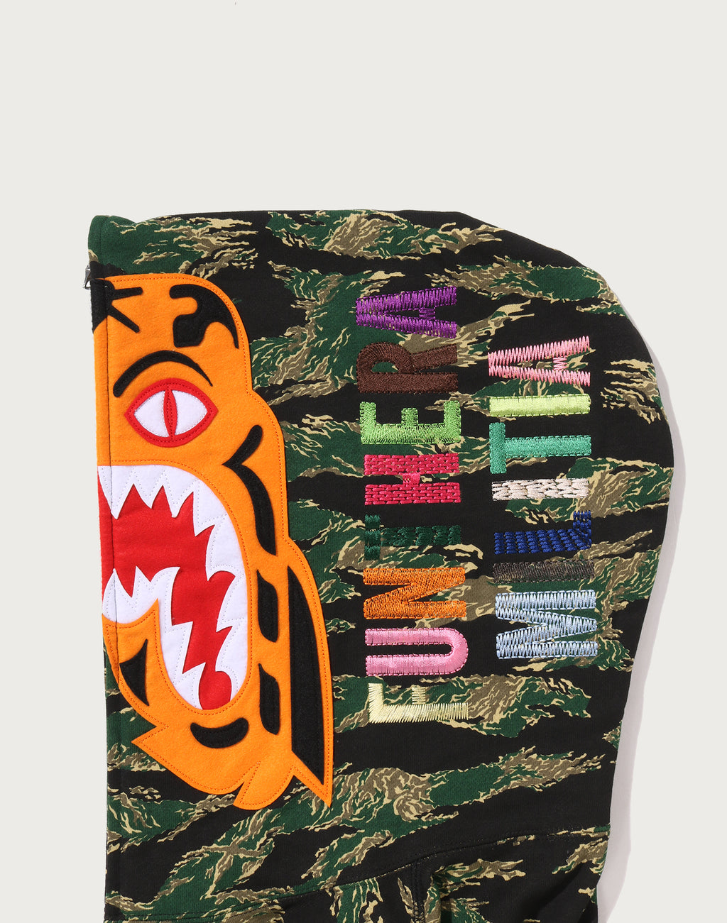 TIGER CAMO TIGER FULL ZIP HOODIE MENS