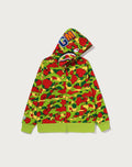STA CAMO SHARK FULL ZIP HOODIE MENS