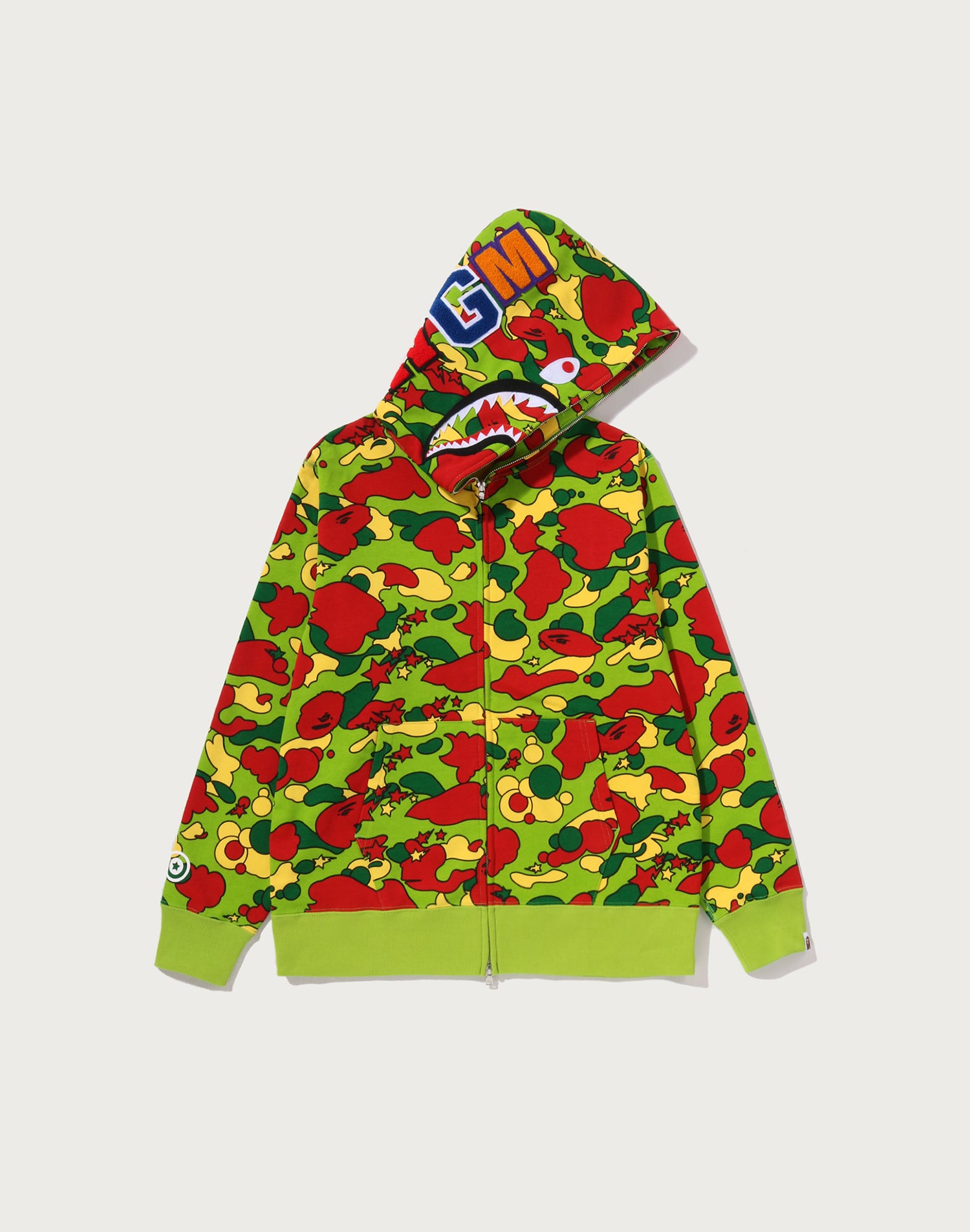 STA CAMO SHARK FULL ZIP HOODIE MENS