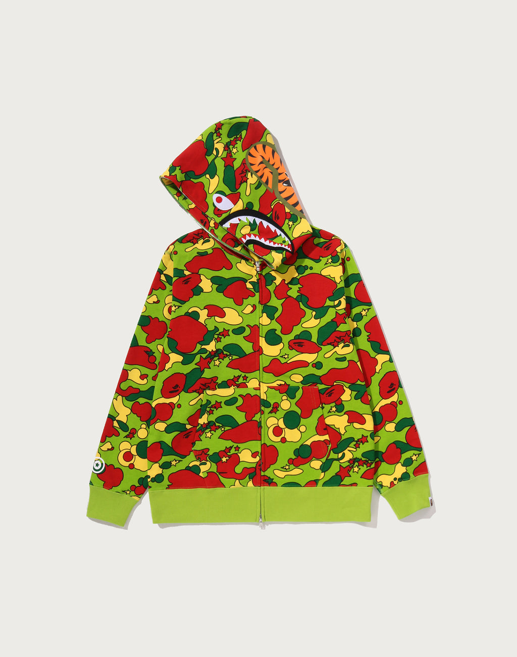 STA CAMO SHARK FULL ZIP HOODIE MENS