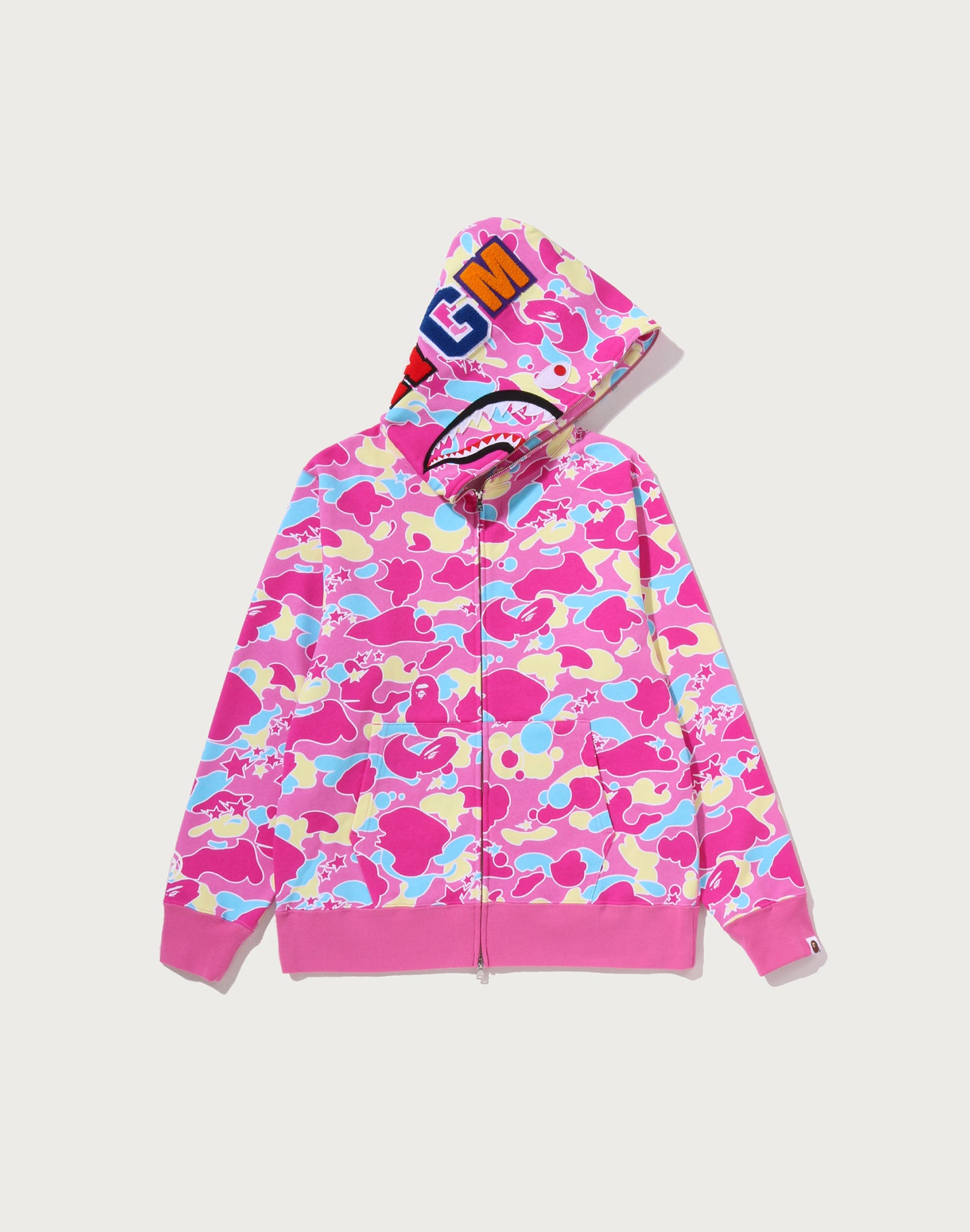 STA CAMO SHARK FULL ZIP HOODIE MENS
