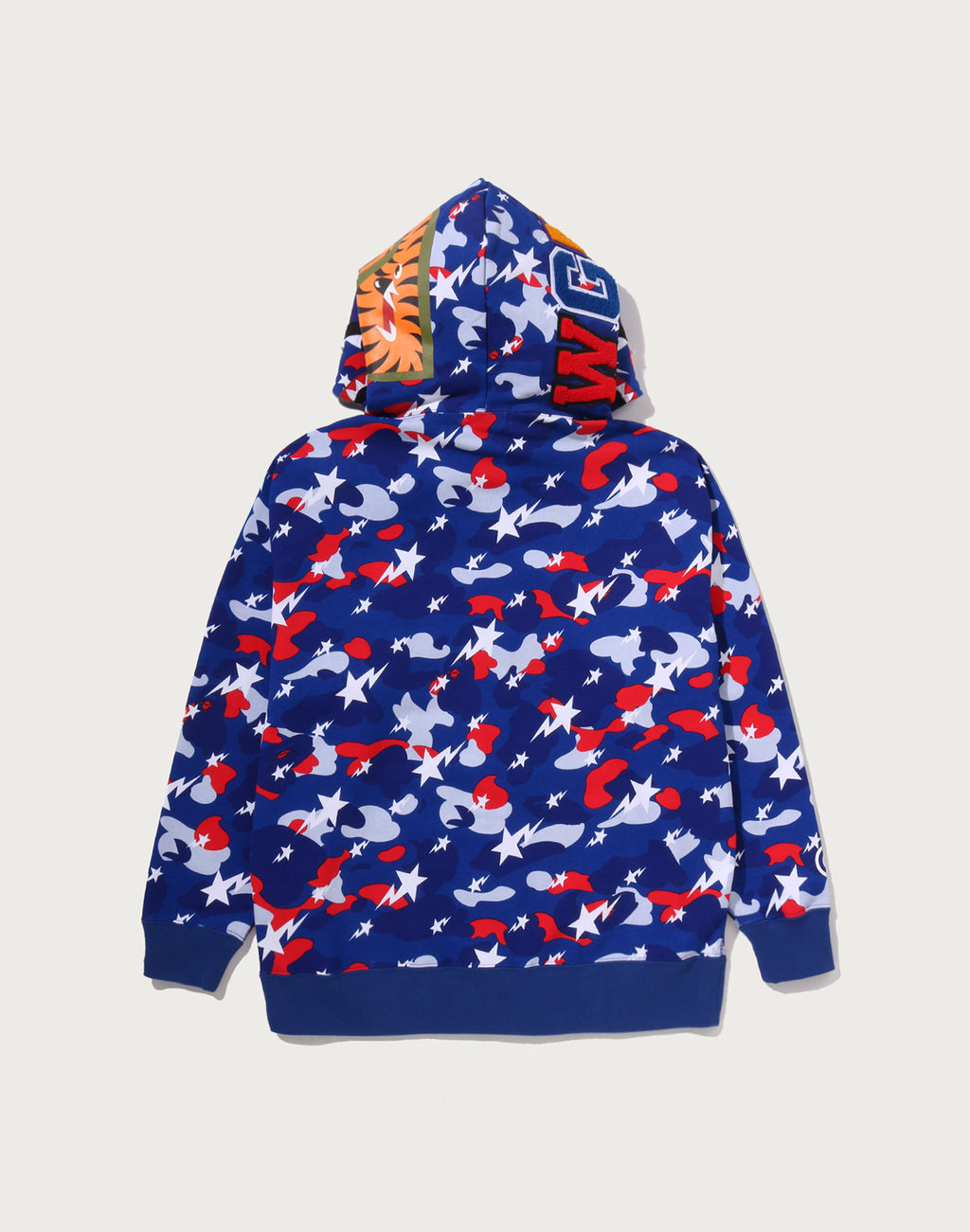 STA STRIKE CAMO SHARK RELAXED FIT FULL ZIP HOODIE MENS