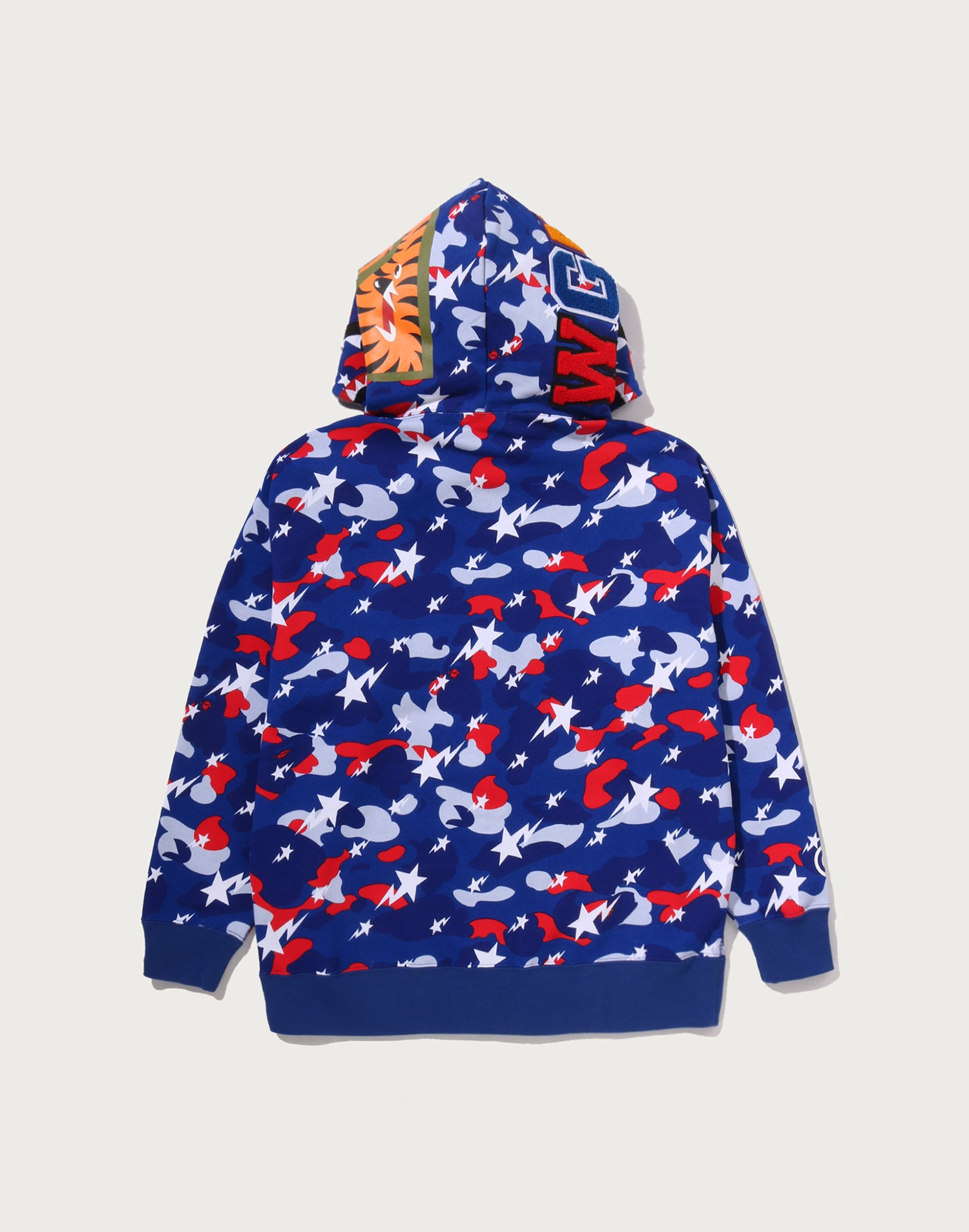 STA STRIKE CAMO SHARK RELAXED FIT FULL ZIP HOODIE MENS
