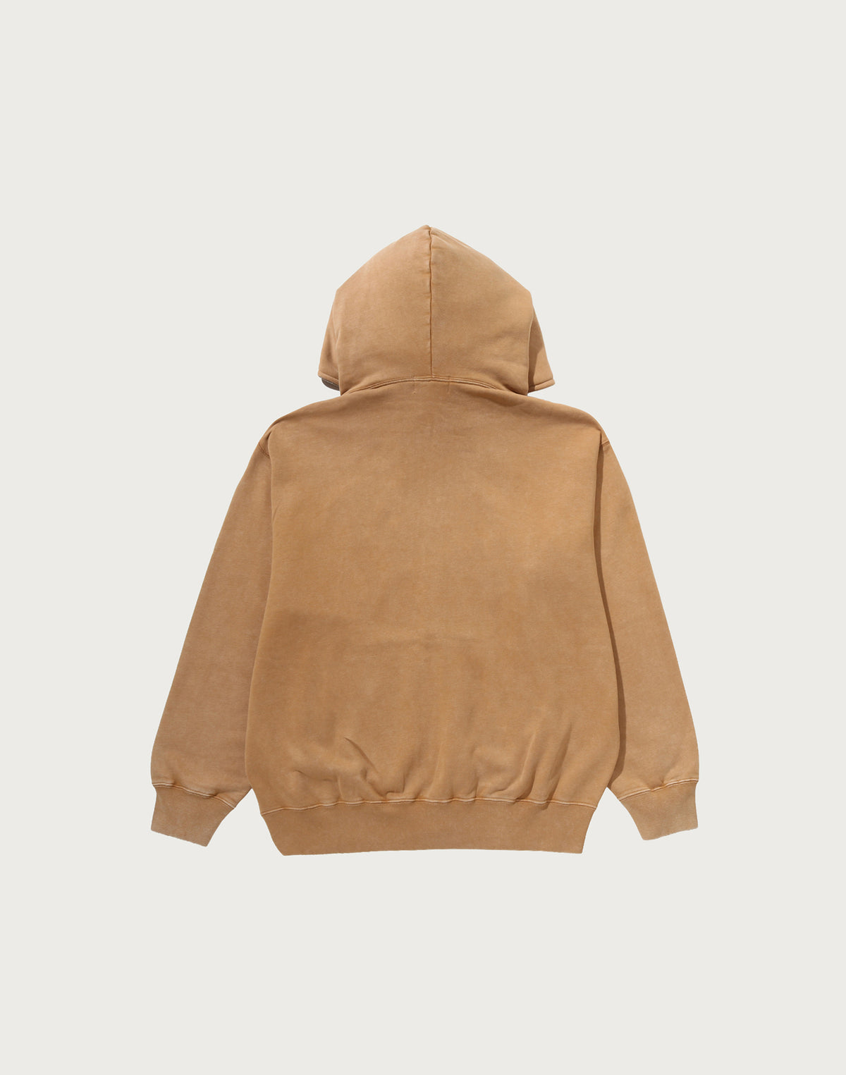 GARMENT DYED ONE POINT RELAXED FIT FULL ZIP HOODIE MENS