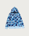 ABC CAMO JACQUARD FULL ZIP HOODIE MENS