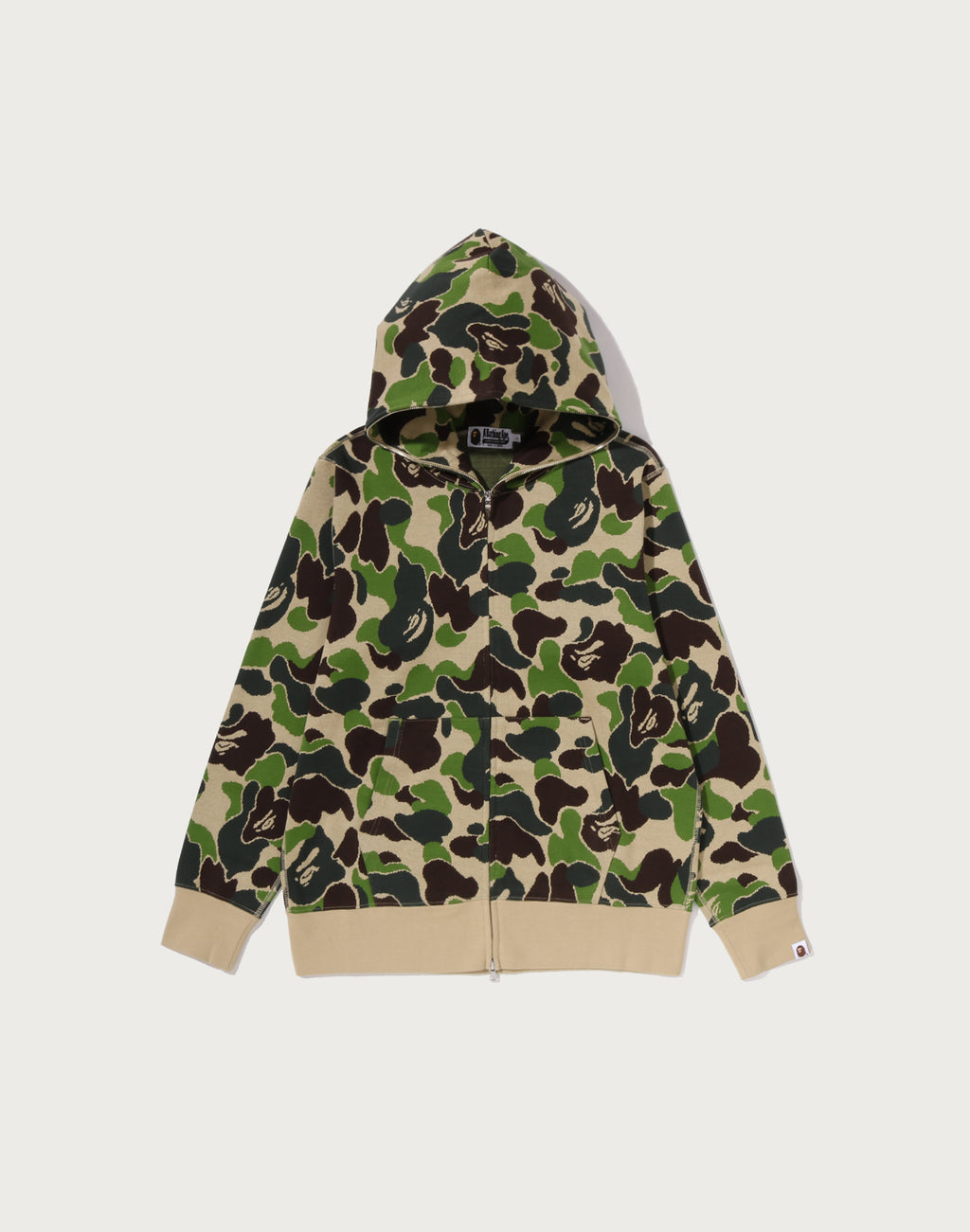 ABC CAMO JACQUARD FULL ZIP HOODIE MENS